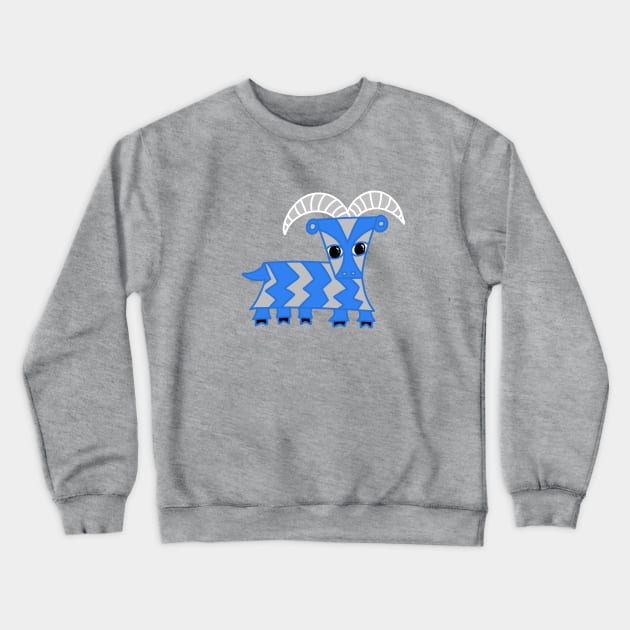 Five Legged Goat Crewneck Sweatshirt by BethSOS